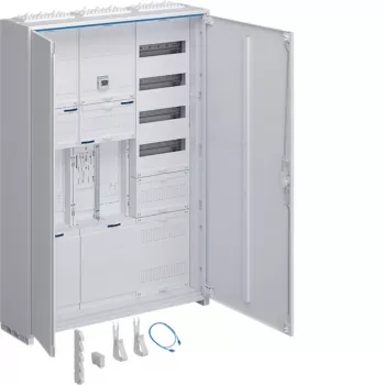 Hager ZB33ET225W1T univerzální rozváděč Z, 2 elektroměrová pole, BKE-I, APZ, VT5, 1100mm, bílý