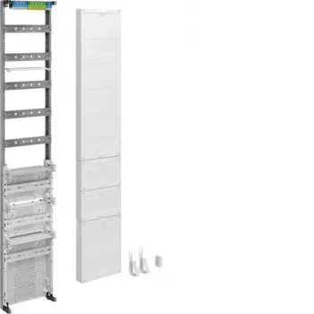 Hager ZU59VT5APZ2 Univers Z Metering Panel 2-Field 5-Pole Distribution Board for 1 Meter with APZ Space