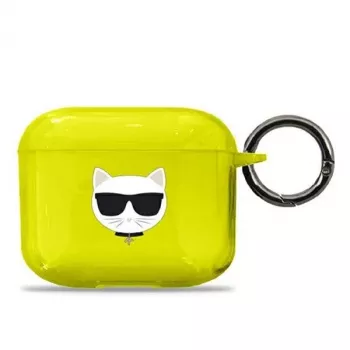Karl Lagerfeld KLA3UCHFY pouzdro AirPods 3 žluté Choupette