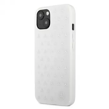 Mercedes-Benz Silver Stars pevné pouzdro pro iPhone 13/14/15 6,1 inch – bílá