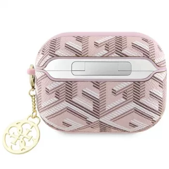 GUESS GUAPPGCE4CP pouzdro na AirPods Pro růžové GCube Charm
