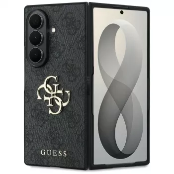GUESS Big 4G Logo pouzdro pro Samsung Galaxy Z Fold 8 Ultra - černé