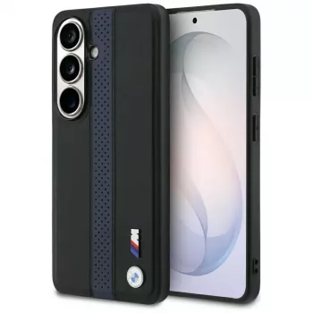 BMW Perforated Stripe Logo MagSafe pouzdro pro Samsung Galaxy S26 - modrá