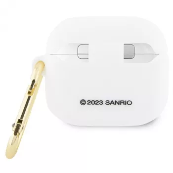 Hello Kitty HKA33DKHSH AirPods 3 Cover White Silicone 3D Kitty Head