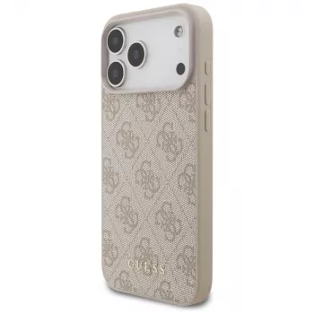 GUESS 4G Classic pouzdro pro iPhone 18 Pro Max / 17 Pro Max - růžová