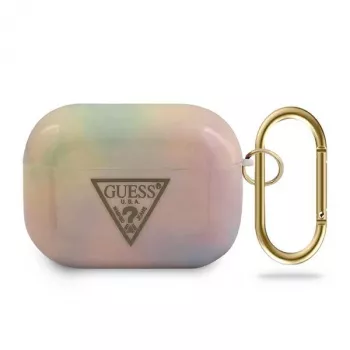 GUESS kryt na AirPods Pro růžový Tie & Dye Collection