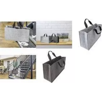 Taška na sdílený stůl SIGEL BA431 Desk Sharing Bag Basic L světle šedá z recyklovaného PET filcu