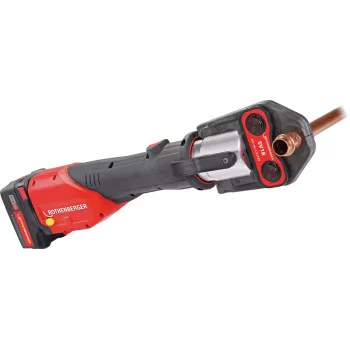 Akumulátorový lisovací přístroj ROTHENBERGER ROMAX 4000 Basic Set 18V s akumulátory 2,0 Ah a 4,0 Ah, 32 kN, systém CAS, ROCASE