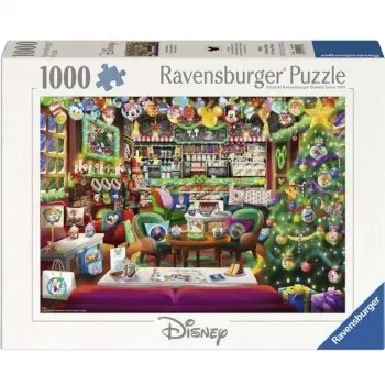 Puzzle Ravensburger Disney Christmas Cafe (1000 dílků)
