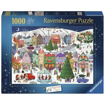Puzzle Ravensburger Začarované vánoční město (1000 dílků)