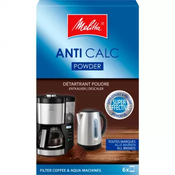 MELITTA Anti Calc Descaling Solution for Coffee Machines – 250 ml Liquid Descaler, Universal Compatibility, Citric Acid Formula, Up to 2 Applications