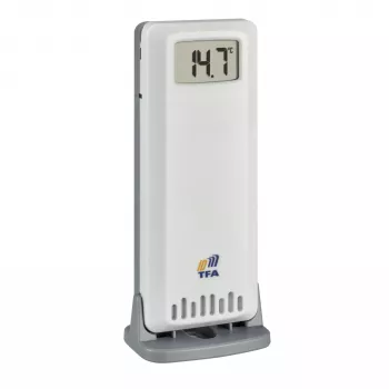 TFA 30.3900.02 ID-A0 bezdrátový teplotní a vlhkostní senzor, 868 MHz, bílý
