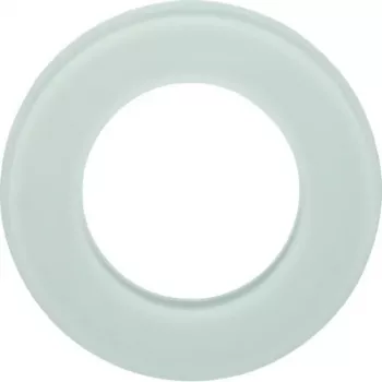 Skleněný rám Hager WTD7180GWG 1násobný, série Glas, polární bílá