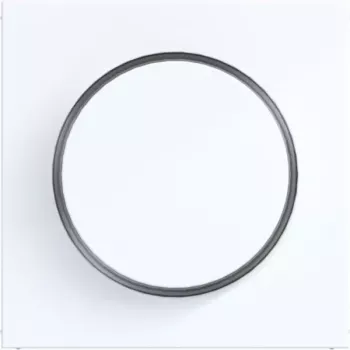 HAGER WAN7060WG Central Plate for Rotary Dimmer / Rotary Potentiometer, A.x/C.x, White