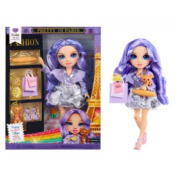 MGA Rainbow High Pretty in Paris Fashion Doll - Violet Willow