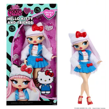Módní panenka MGA L.O.L. Surprise O.M.G. Hello Kitty & Friends – Hello Kitty