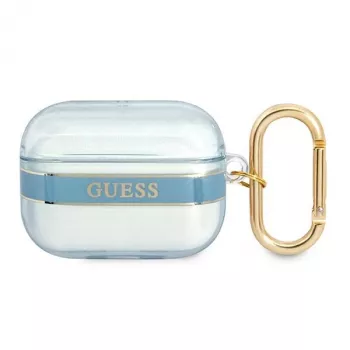 GUESS Strap Collection pouzdro na AirPods Pro - modrá