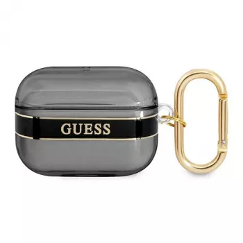 GUESS Strap Collection pouzdro na AirPods Pro - černá