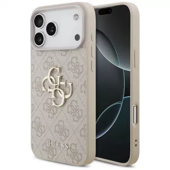 GUESS 4G Big Logo pouzdro na Apple iPhone 17 Pro Max / 18 Pro Max - růžové