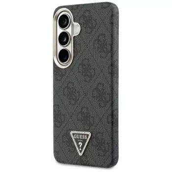 Guess 4G Triangle Logo MagSafe pouzdro na Samsung Galaxy S26 - černé
