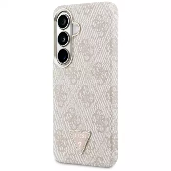 Guess 4G Triangle Logo MagSafe pouzdro na Samsung Galaxy S26 - růžové