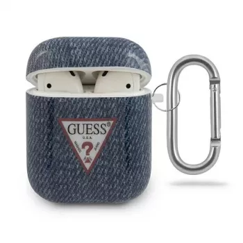 GUESS GUACA2TPUJULDB kryt na AirPods 1/2 tmavě modrý Jeans Collection