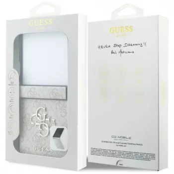 GUESS 4G Big Logo pevné pouzdro pro Samsung Galaxy Z Flip5 - růžové