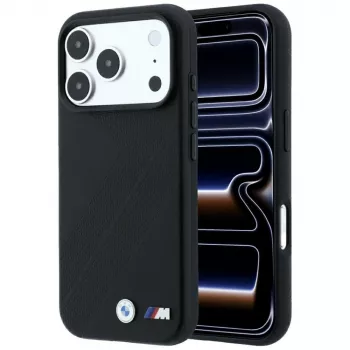 BMW M Tire Track Metal Logo MagSafe pouzdro pro iPhone 18 Pro Max / 17 Pro Max - černé