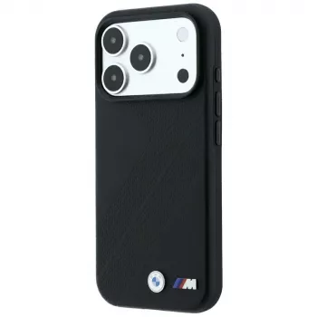 BMW M Tire Track Metal Logo MagSafe pouzdro pro iPhone 18 Pro Max / 17 Pro Max - černé