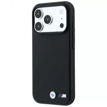 BMW M Tire Track Metal Logo MagSafe pouzdro pro iPhone 18 Pro / 17 Pro - černé