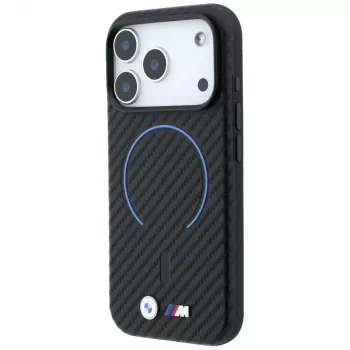 BMW M Carbon Printed Ring pouzdro MagSafe pro iPhone 18 Pro Max / 17 Pro Max – černé