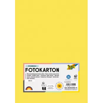 Folia 614/50 12 žlutý karton A4 300 g/m² 50 listů