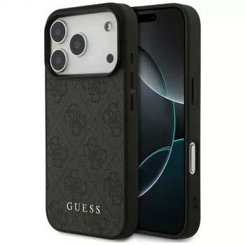 GUESS 4G Classic zadní ochranné pouzdro pro Apple iPhone 18 Pro / 17 Pro – černé