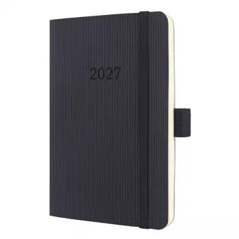 Týdenní diář Sigel Conceptum C2723 2027, cca A6, softcover, černý
