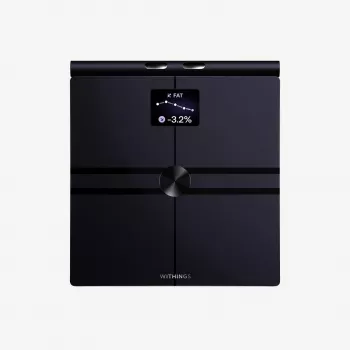 Withings Body Fit Smart Scale with Segmental Body Composition, Metabolic & Heart Health Analysis, Medical Device, Black