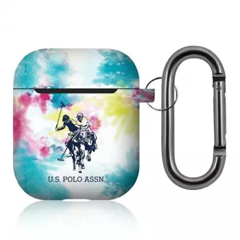U.S. Polo Assn. US Polo pouzdro na AirPods 1/2 Multicolor Tie & Dye kolekce