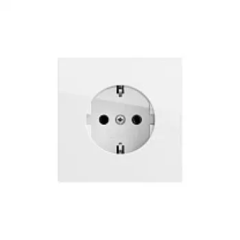 Gira 446670 SCHUKO zásuvka, podomítková, čistě bílá lesklá, 16 A, 250 V, System 55