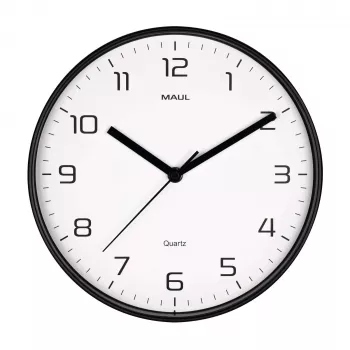 MAULdrip nástěnné hodiny 25 cm quartz černé