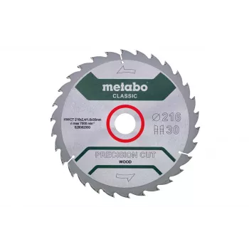 Metabo 628062000 Precision Cut Classic kotoučová pila 216mm x 30mm x 40T