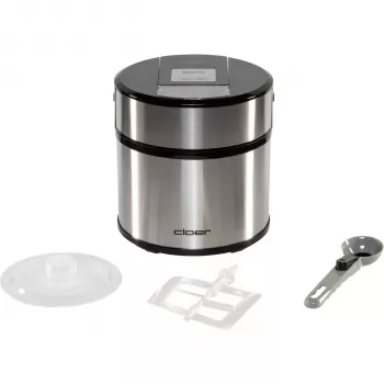 Cloer 9959 Ice Cream Maker 1.5L White with Pre-Freeze Bowl