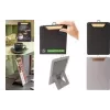SIGEL menu podložka se svorkou KB224 světle šedohnědá A4 PU MDF
