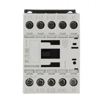 Eaton DILM9-10 24 V DC 3-pólový výkonový stykač, 9 A AC-3, 4 kW, 1 NO pomocný kontakt
