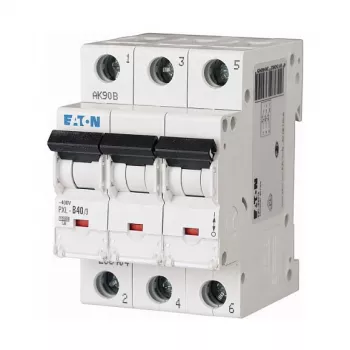 EATON PXL-C40/3 jistič (MCB), 3pólový, 40 A, charakteristika C, 10 kA, 230/400 V AC