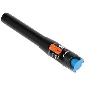 Vizuální lokalizátor poruch BML-205-10 650nm 10mW, tester optických kabelů s dosahem 10 km, univerzální konektor 2,5 mm, režim CW/pulzní, hliníkové pouzdro