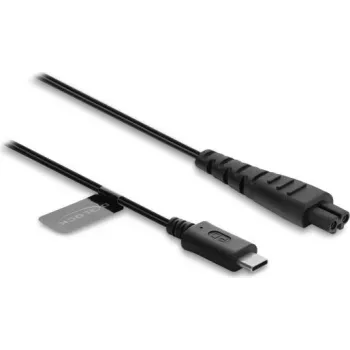 Delock USB Type-C™ nabíjecí kabel 5 V pro elektrické holicí strojky kompatibilní s Remington HC4250, MB4200, MB6850 série – 1,2 m náhradní kabel, černý