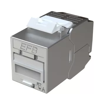 Keystone modul EFB Elektronik E-200130 Slim/Short Cat.6A stíněný zinkový odlitek 10G