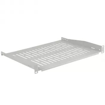 EFB Elektronik 1U Fixed Shelf 350 mm Deep 10 kg Load Light Grey RAL 7035
