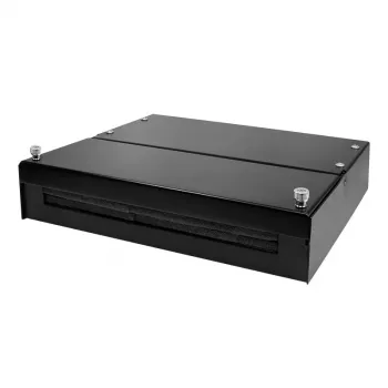 LogiLink konsolidační box pro 8 nebo 12 keystone modulů, kov, černý