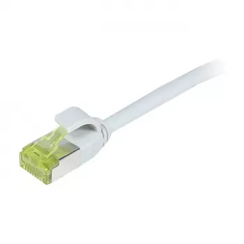 Synergy21 CAT6A S/FTP Slimline patch kabel RJ45, 10m, šedý, 500MHz, LSZH, AWG28