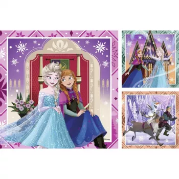 Sada dětských puzzle Ravensburger Disney Frozen 2 - 3x49 dílků